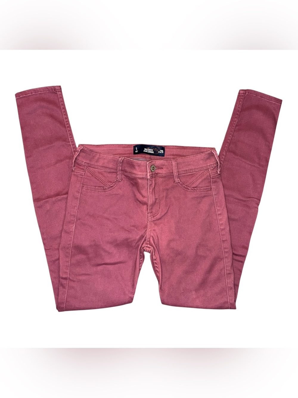 Hollister Skinny Jeans Size 1 — Dusty Rose Pink